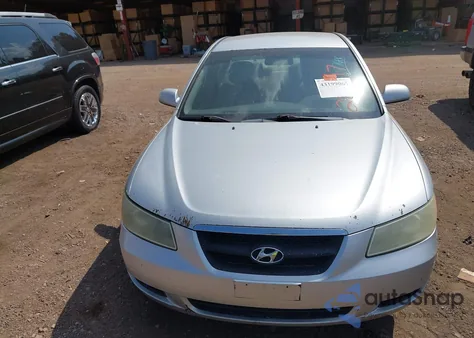 2007 Hyundai Sonata Gls из США, поврежденный, VIN 5NPET46C47H287197